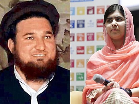 Ehsanullah Ehsan and Malala Yousafzai.