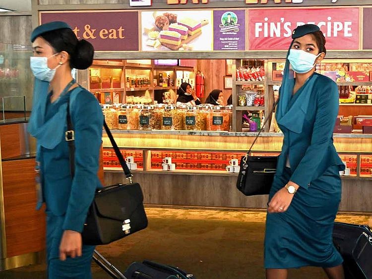 Flight attendants 