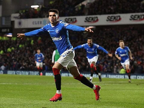 Hagi scores on his Rangers debut against Hibernian