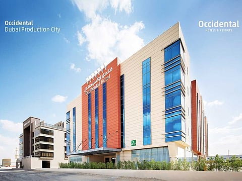 Located in the heart of Dubai Production City, the Hotel offers 239 keys comprising deluxe and superior rooms, junior suites and family suites