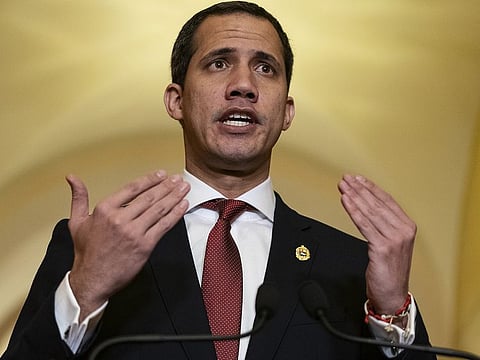 Juan Guaido, president of the National Assembly who swore himself in as the leader of Venezuela.