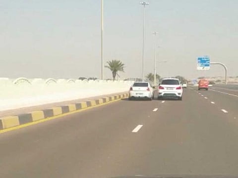 Abu Dhabi Police called for the need to take the necessary measures to deter reckless drivers in order to preserve the lives of other road users and their properties.