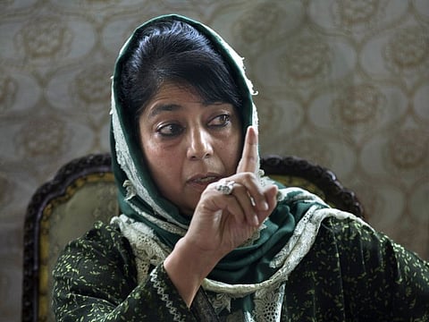 Former chief minister of Jammu and Kashmir Mehbooba Mufti.