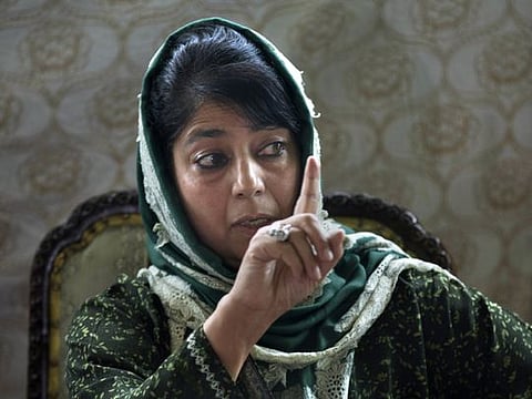 Former chief minister of Jammu and Kashmir Mehbooba Mufti.