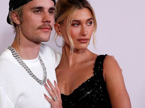 Singer Justin Bieber and his wife Hailey Baldwin.