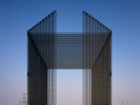 The Expo 2020 Dubai Entry Portals designed by Asif Khan -
COURTESY Hélène Binet
