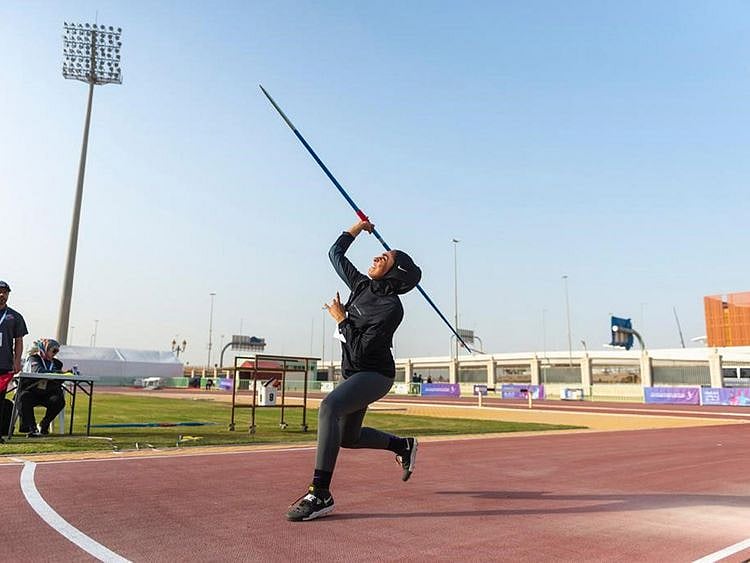 UAE women athletes delivered one of their finest performances on Sunday at the ongoing Arab Women Sports Tournament (AWST) to bring home medals in fencing, javelin and discus throw