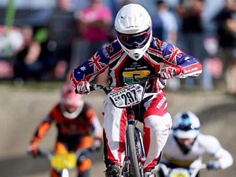 Australian cyclist Kai Sakakibara