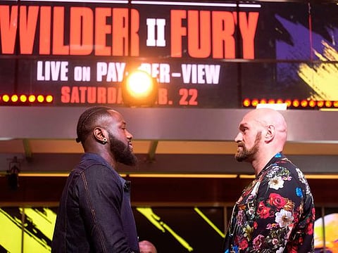  Tyson Fury (right) wants to give Deontay Wilder a 'bit more' when they clash for the third time later this year. The first of their heavyeight title fights ended in a controversial draw in 2018 while last month, Fury prevailed in a brutal seventh round knockout.
