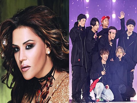 Ahlaam and BTS