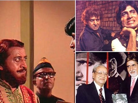 Pran and Amitabh Bachchan