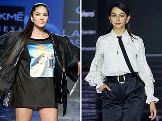 Sunny Leone, Rakul Preet Singh storm the Lakme Fashion Week runway
