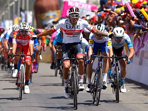 UAE Team Emirates' Manolo wins in Colombia