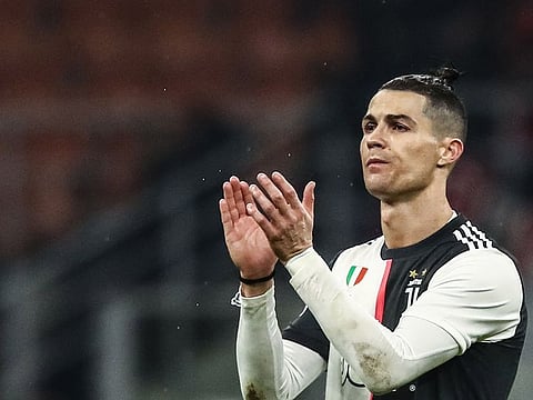 Juventus' Portuguese forward Cristiano Ronaldo 