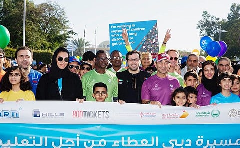 Thousands turn up for Dubai Cares Walk for Education