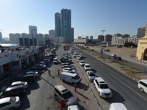 Street view of Ajman 