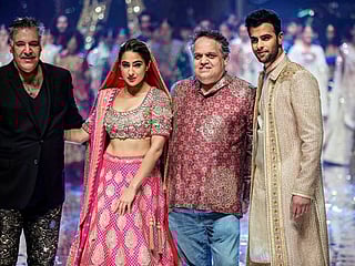 Bollywood star Sara Ali Khan dresses up as a bride