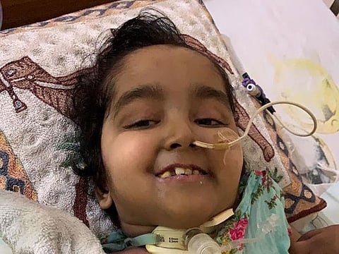 Nine-year old girl, Ilham Esmail from Ras Al Khaimah who looked half her age died on Friday, February 14