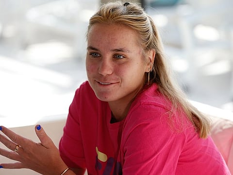Sofia Kenin speaks to Gulf News