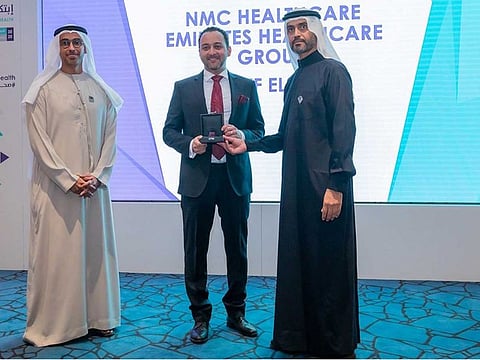 Dr Sherief Elsayed, Consultant Spinal Surgeon at Al Zahra Hospital Sharjah was presented with the Innovative Physician Award at a recently held ceremony.