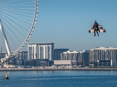 In pictures: Autonomous jetman takes flight in Dubai in first Expo 2020 mission