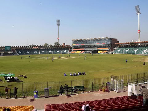 File photo: Gaddafi stadium in in Lahore, Pakistan. 