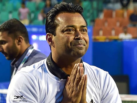 An emotional Leander Paes acknowledges the crowd after playing his last match on the Indian soil at the ATP Challenger Tour's Bengaluru Open earlier this week.