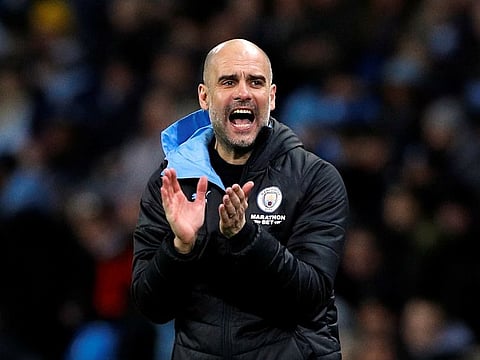 Manchester City manager Pep Guardiola.