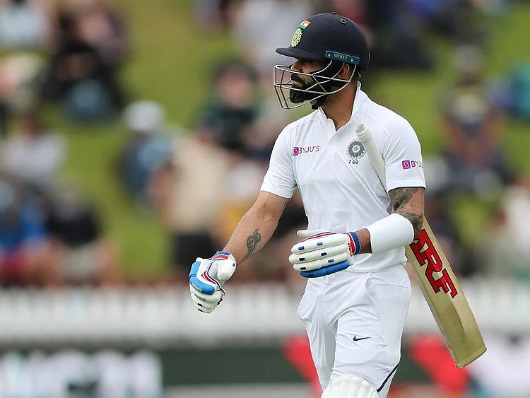 Cricket - New Zealand v India - First Test - Basin Reserve, Wellington, New Zealand - February 21, 2020   India's Virat Kohli walks off dejected after losing his wicket   REUTERS/Martin Hunter