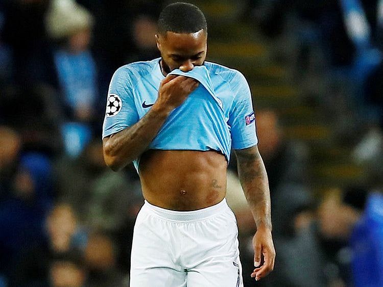 Manchester City's Raheem Sterling