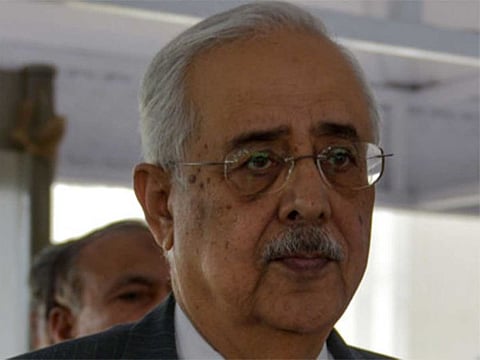 Pakistan's Attorney-General Anwar Mansoor Khan leaves the Supreme Court building after a case hearing suspending the notification of the tenure extension of Chief of Army Staff (COAS) General Qamar Javed Bajwa, in Islamabad on November 27, 2019.