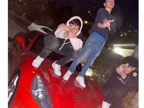 A trio of teenagers have been caught for posing on a Ferrari California and causing $6,000 worth of damage to the Italian exotic...