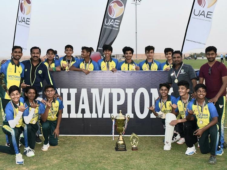  Victoria Cricket Academy emerged as the champions of the Under-15 Emirates Cricket League championship