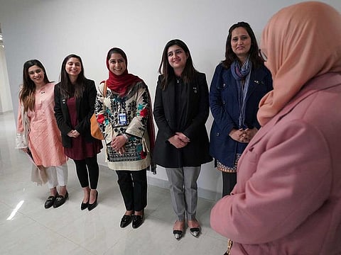 Sheikha Jawaher Al Qasimi during her visit to National University of Science and Technology in Pakistan