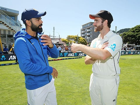  File photo: India skipper Virat Kohli and New Zealand captain Kane Williamson.