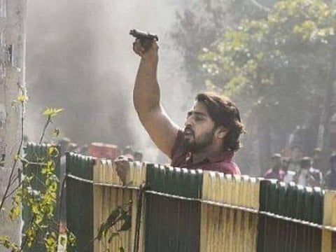 Man who opened fire at Delhi police during CAA protests was identified.