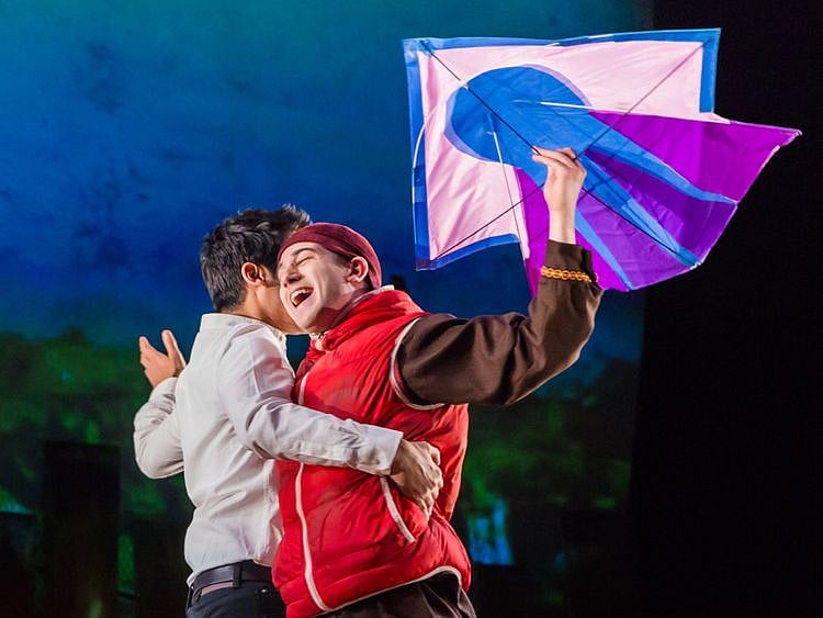 The Kite Runner 2018 - 5   RAJ GHATAK (Amir)  and JO BEN AYED (Hassan) Photo Betty Zapata-1582714853630
