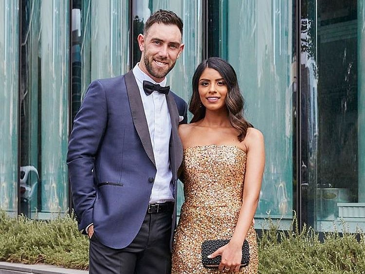 Glenn Maxwell with Vini Raman