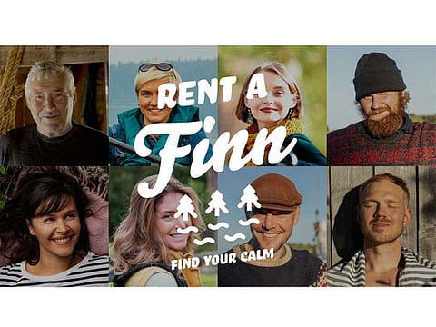 The suucessful Rent a Finn campaign was associated with Finland winning the tag of happiest nation in the world last year