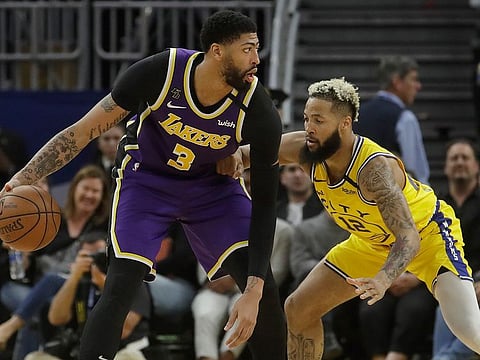 Los Angeles Lakers' Anthony Davis