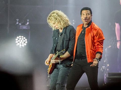 Lionel Ritchie performance at The Dubai Jazz Festival in Media City. Dubai. Photo: Antonin Kélian Kallouche/Gulf News