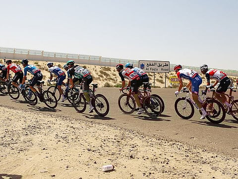 The UAE Tour has been cancelled due to the outbreak of coronavirus