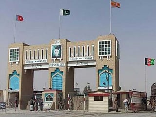 Pakistan's Chaman border with Afghanistan.