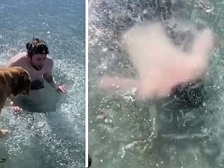 Tik Tok stunt gone wrong: TikToker 'almost dies' after getting stuck under frozen lake for viral video