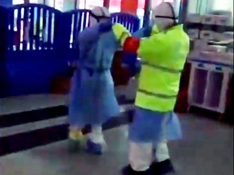Videos of Chinese nurse, policeman dancing goes viral