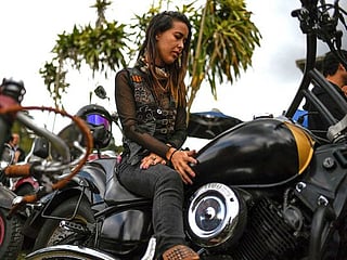 Venezuela's biker Ratgirls ride against sexism