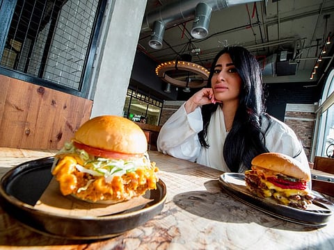 Shaikha Eissa, Owner of She Burger, located in Dar Al Wasl Mall. Dubai. Photo: Antonin Kélian Kallouche/Gulf News