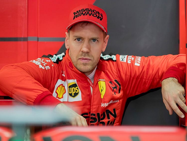 Ferrari's Sebastian Vettel