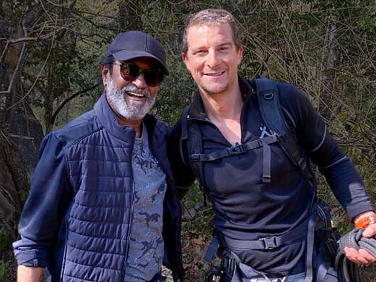Rajinikanth and Bear Grylls