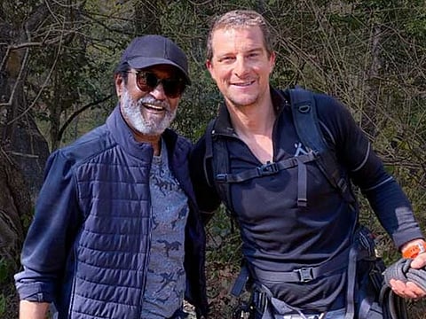 Rajinikanth and Bear Grylls